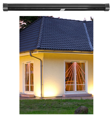 Sensor-barrier active/passive infrared reflex to  doors and windows - Wi REFLEX 433